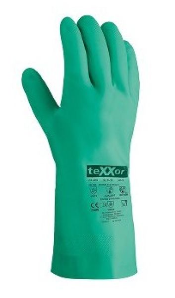 Chemikalienschutz-Handschuhe NITRIL, VPE 12 Paar